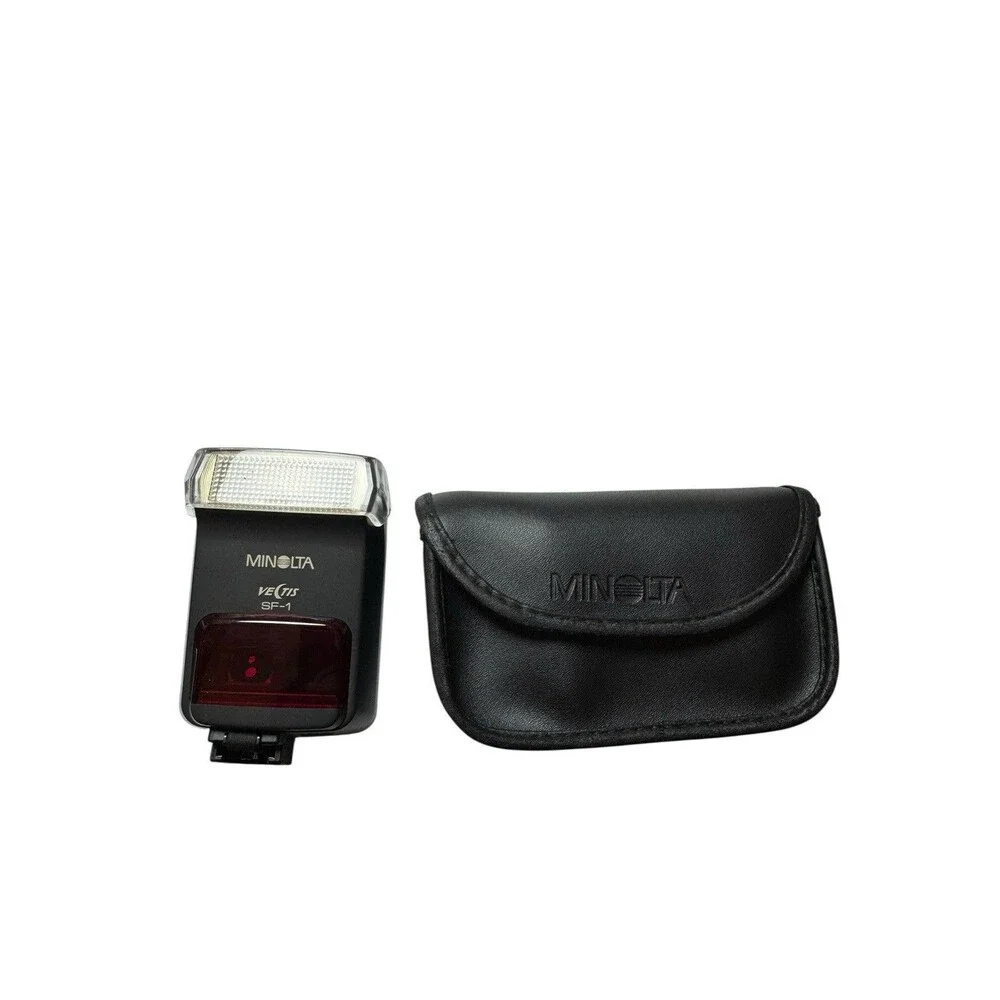 Konica Minolta Vectis SF-1 Shoe Mount Flash With Case